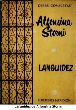 languidez de Alfonsina Storni